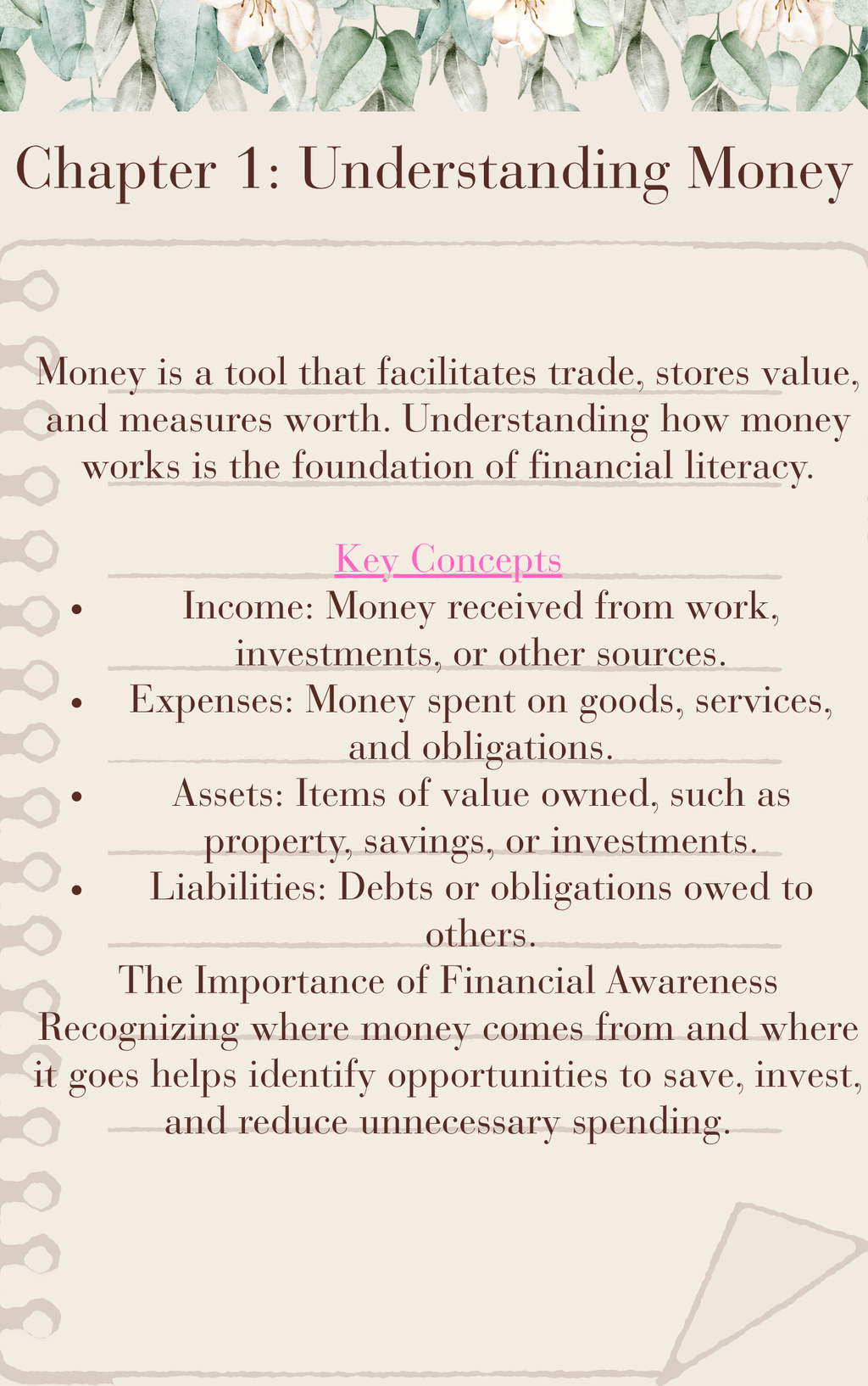 Financial Literacy Ebook