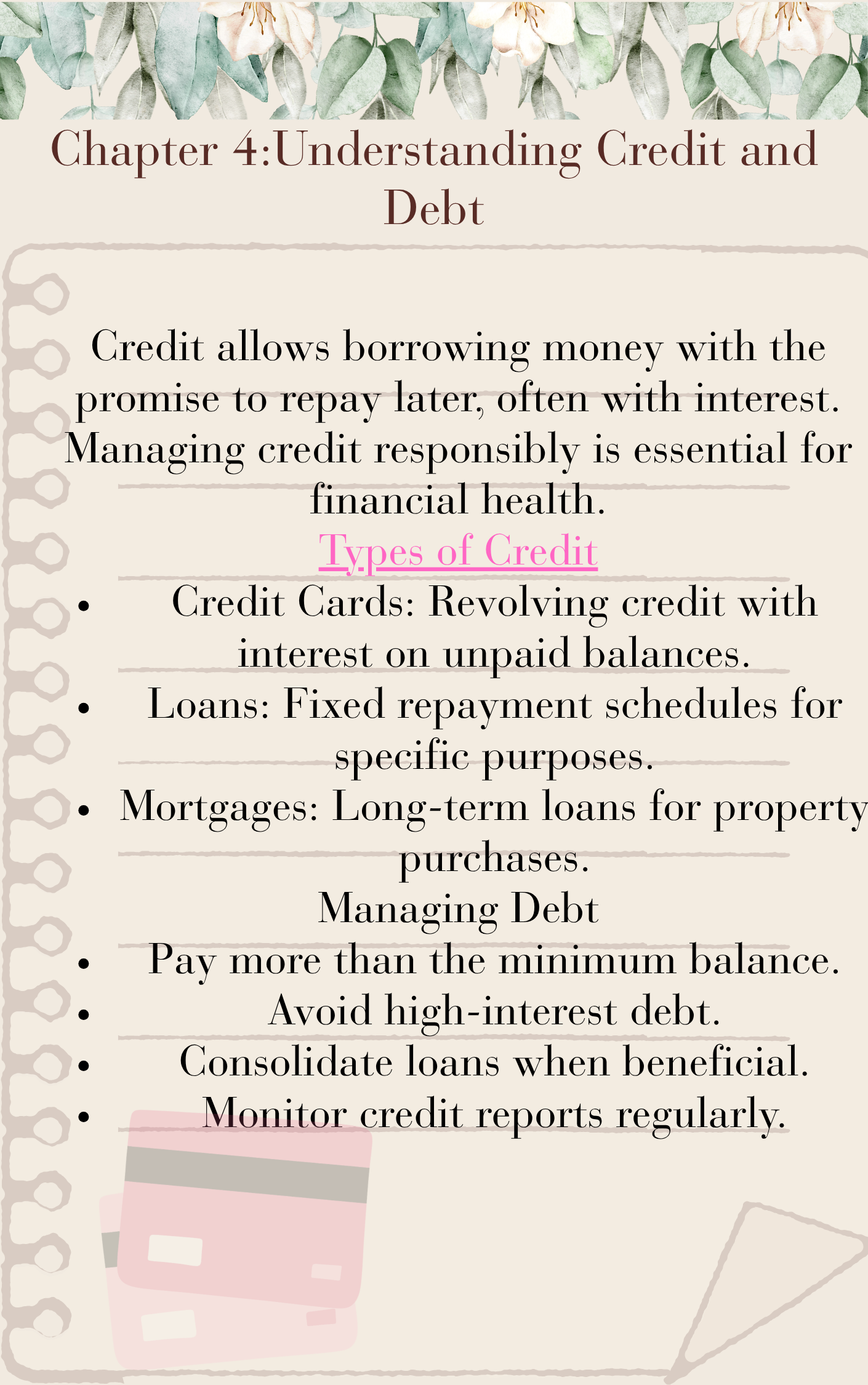 Financial Literacy Ebook